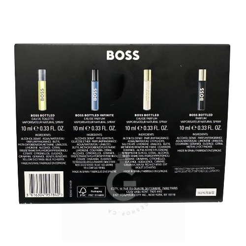 Hugo Boss Mini Collection 4 Pcs Gift Set For Him Hugo Boss 4pcs Mini Collection For Him